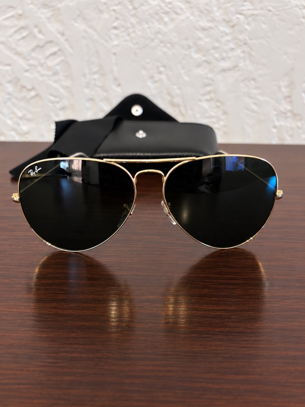 Authentic Rayban Aviator Large Metal II in Arista Gold NWOT